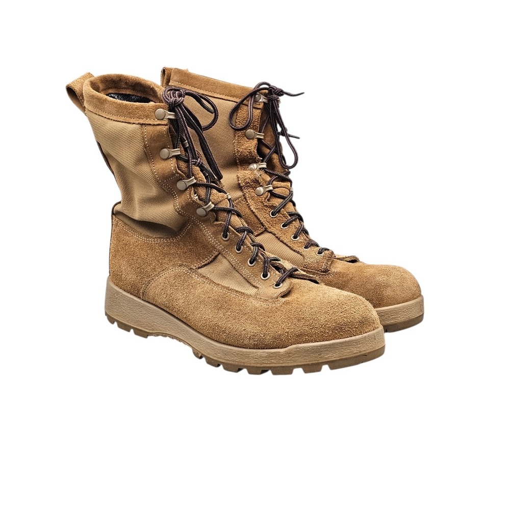 Belleville Men's Size 14 US EUC Tan Suede Gore-Tex Military Desert Combat Boots